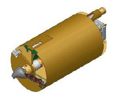Вращательный буровой инструмент Колонковый бур Ковшебурый однозаходный Модель для бурения легких грунтов